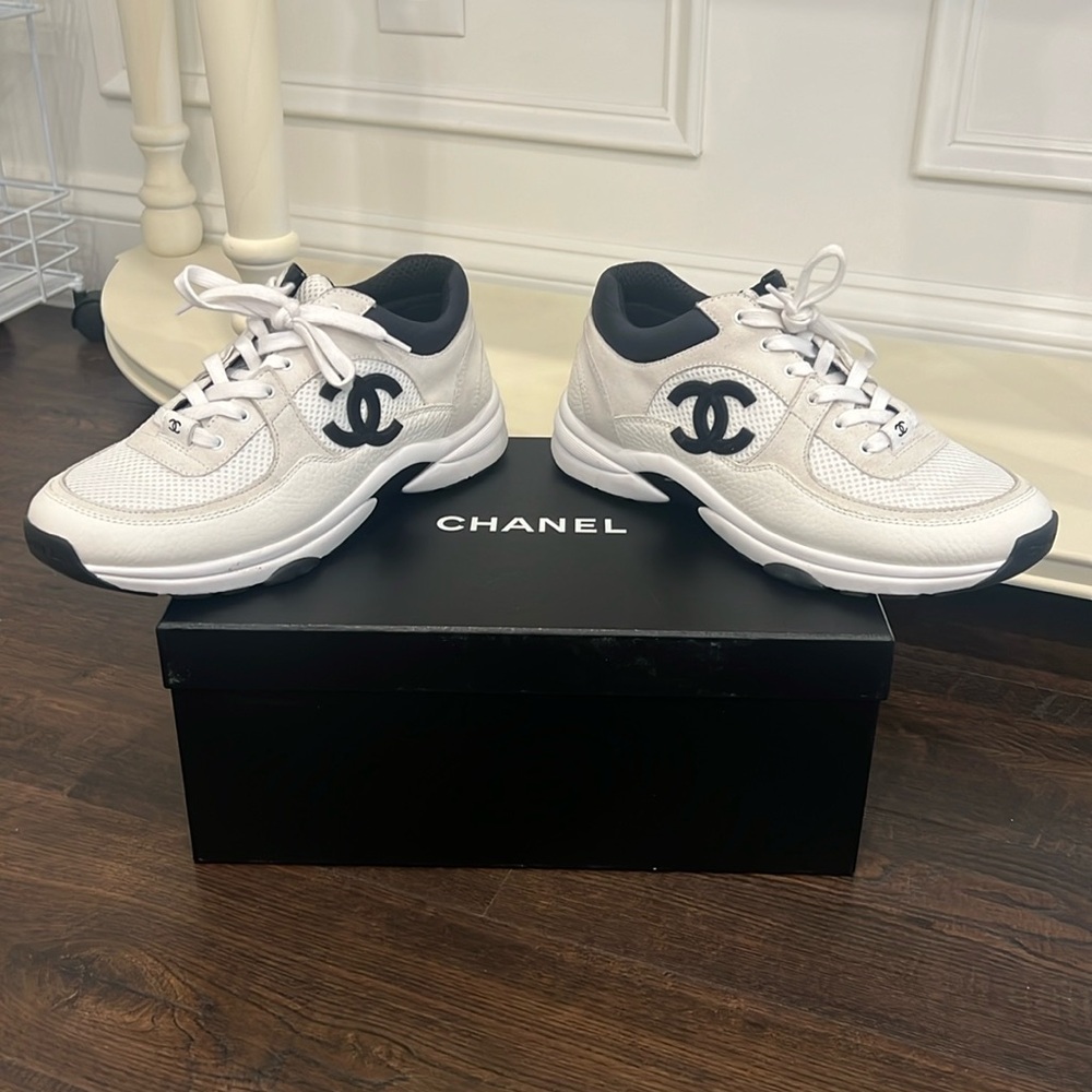 Chanel gym shoes sneakers